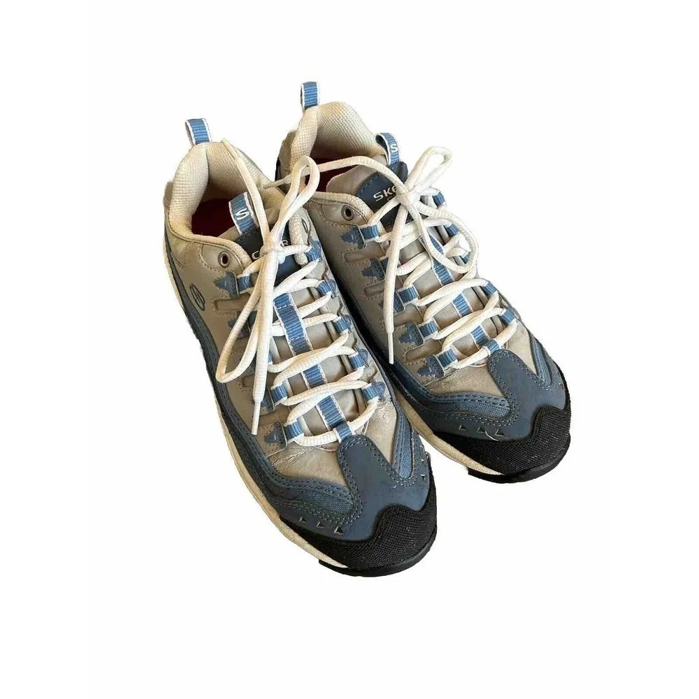Skechers Work 30000 Women Blue Steel Toe Sneaker Shoe Size 9.5 Pre Owned